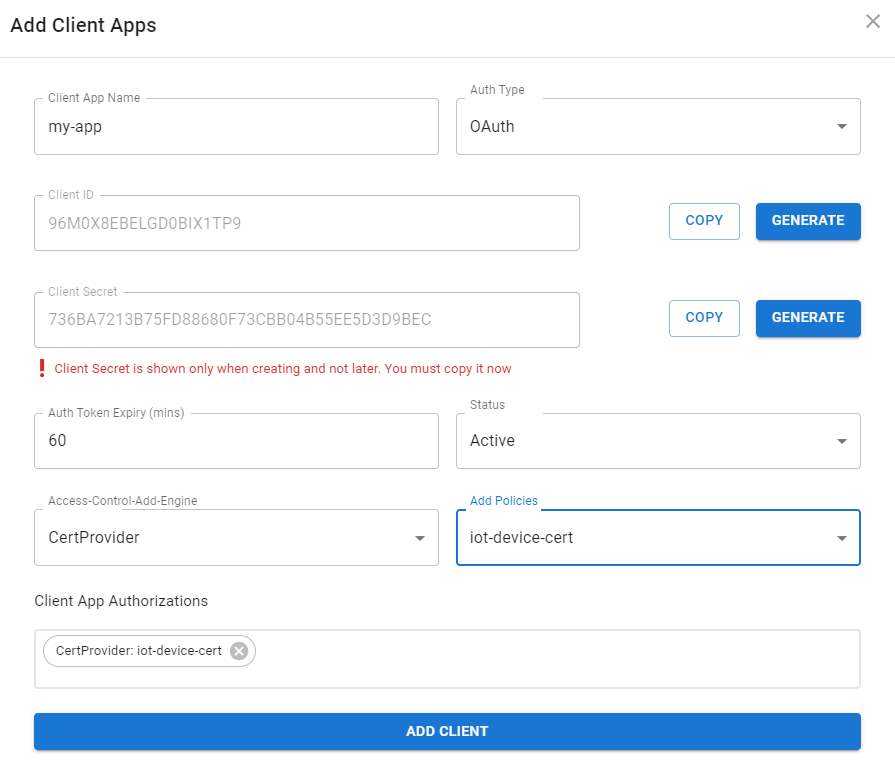 KPS-Access Control-Client Apps