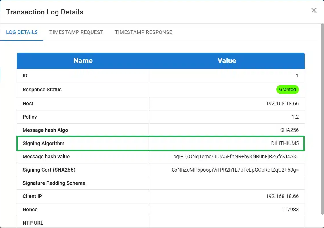 Khatim-PKI-Server-PQC-Timestamp-transaction Khatim-PKI-Server-PQC-Timestamp-transaction