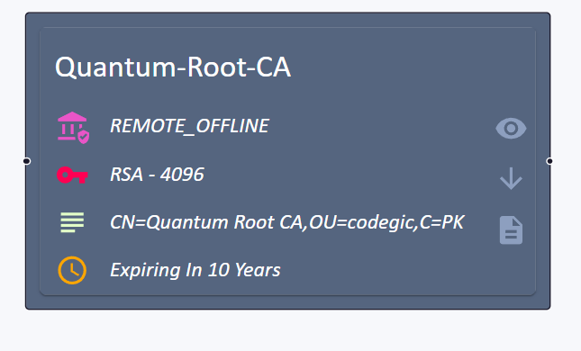 KPS - Remote Offline Root CA-15
